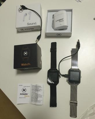Smartwatch e cuffie x-power
