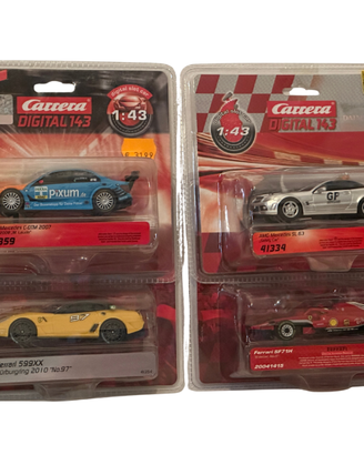 Carrera DIGITAL 143 – Set Ferrari, AMG Mercedes