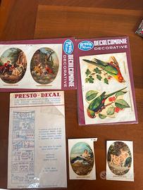 decalcomanie decorative anni 70