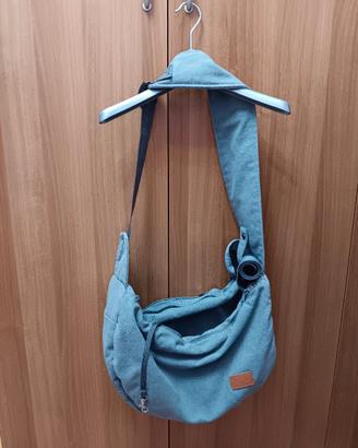 borsa trasportino a tracolla per animali 