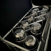 PAR 64 CON PORTAGELATINA + Flightcase Stacking uni