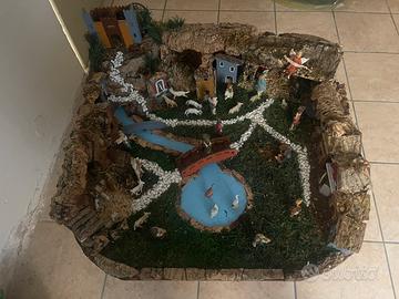 Plastico di un presepe