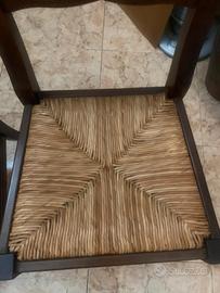 sedie in legno massello