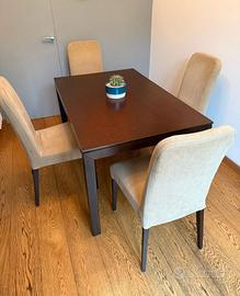 TAVOLO CALLIGARIS 86X130-190