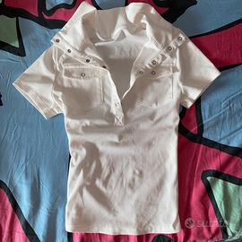 Polo da donna bianca