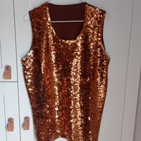 top donna con paillettes 