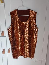 top donna con paillettes 