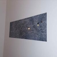 LAVAGNA MAGNETICA IN VETRO EFFETTO MARMO+PENNARELL