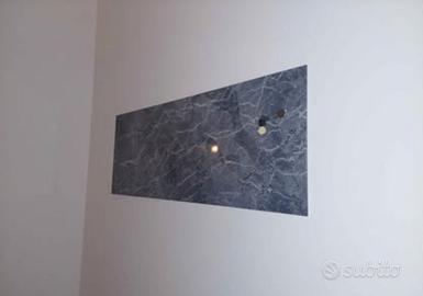 LAVAGNA MAGNETICA IN VETRO EFFETTO MARMO+PENNARELL