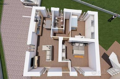 Appartamento di 88 m² con 5 locali e box auto dopp