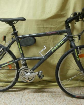 bici da trekking, coperture, guanti, casco