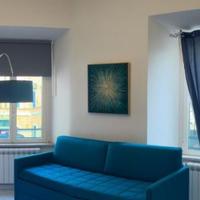 Divano letto a castello color verde petrolio