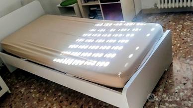 Letto Ikea bianco Askvoll 90*200 + materasso