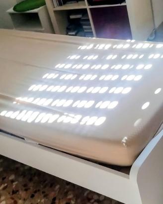 Letto Ikea bianco Askvoll 90*200 + materasso