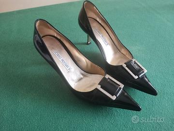 Scarpe vernice nera Luciano Padovan nr 39