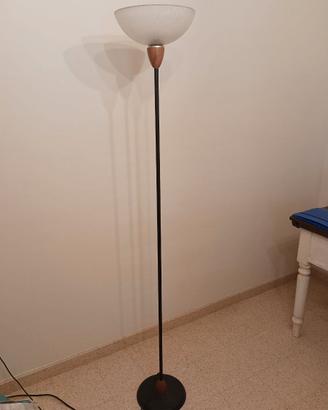 Piantana con piatto in vetro