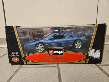 Burago 1/18 Ferrari 348 tb 1989 blu