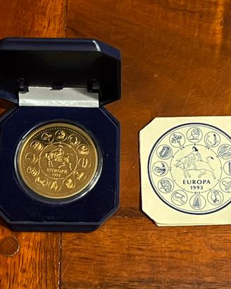 Moneta commemorativa ECU 1993 fior di conio