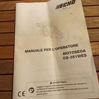 motosega Echo cs- 351 Wes