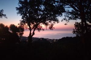 La villetta sulla colina di Alassio