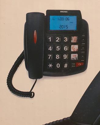 telefono a filo con  grande display