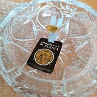 posacenere svuota tasche cristallo di Slesia 