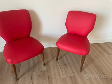 Coppia poltroncine vintage anni 50