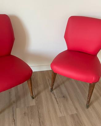 Coppia poltroncine vintage anni 50