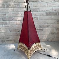 Lampada da terra o tavolo Etnica in pelle