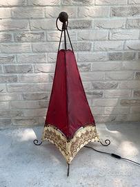 Lampada da terra o tavolo Etnica in pelle
