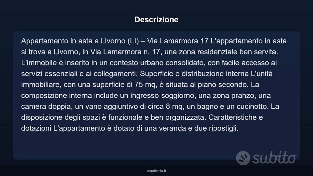 Appartamento – Livorno, San Marco, Consiglio di Zona 2 - Vista 4