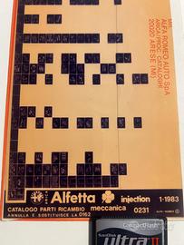 Blocco di MICROFICHE ORIGINALI ALFA ROMEO