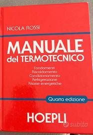 Libro (manuale del termotecnico)