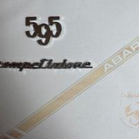 scritte badge targhette abarth