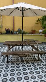 Panca terrazzo