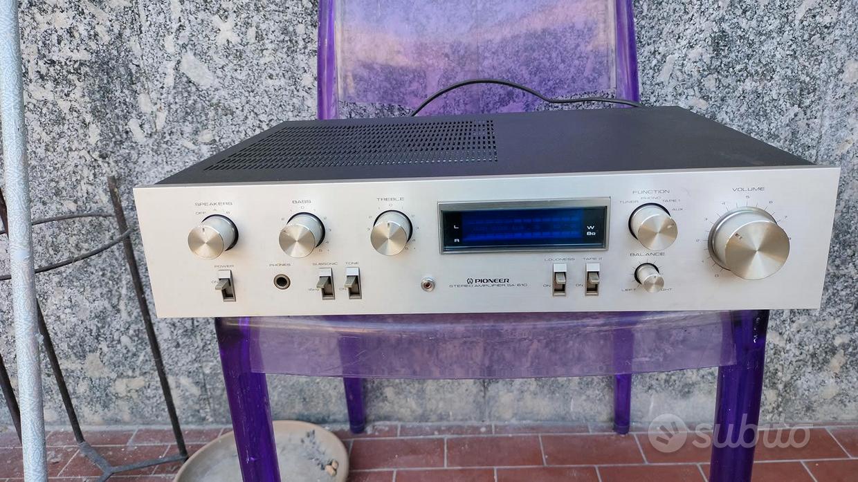 Amplificateur Pioneer SA-610 - Occasion Bon état - Son Vintage HiFi