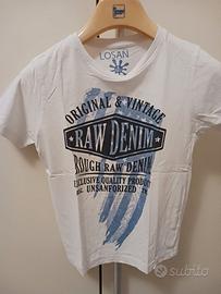 T.shirt beige con stampe Losan anni 8