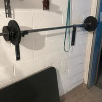 Set bilanciere e manubri 93 kg