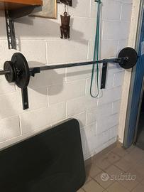 Set bilanciere e manubri 93 kg