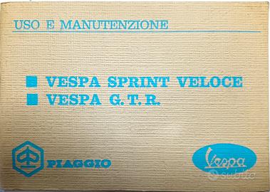 LIBRETTO VESPA SPRINT VELOCE 
