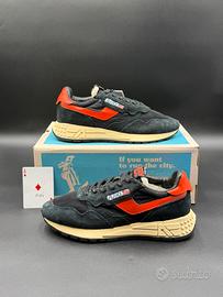 Autry Reelwind low in nylon e suede Nereo Rosso 41