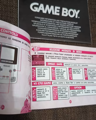 Puchi Carat Gioco Game Boy Color COMPLETO DI TUTTO