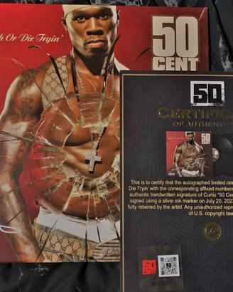 Vinile 50 cent autografato limite ed