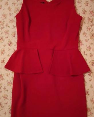 Vestito tubino rosso