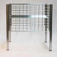 BANCARELLA FILO METALLICO 80X120X80H