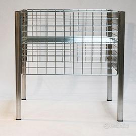 BANCARELLA FILO METALLICO 80X120X80H