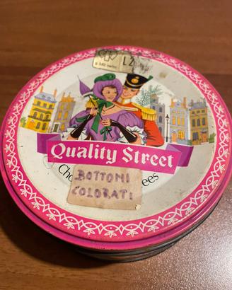 Scatola in latta vintage Quality Street