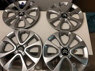 COPRICERCHI-COPPE X RUOTE DA 15 ORIG CITROEN C-3