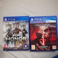 tekken7 e For Honor  ps4