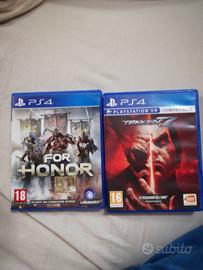 tekken7 e For Honor  ps4